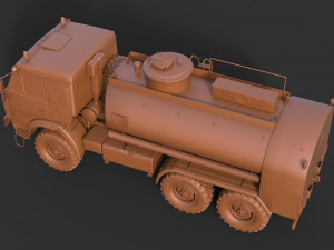 Kamaz ATZ 12 Tanker 3D 모델