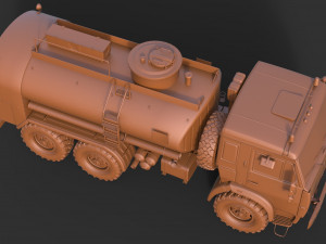 Kamaz ATZ 12 Tanker 3D 모델