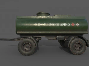 Fuel Trailer 3D Model