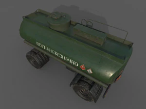 Fuel Trailer 3D Model