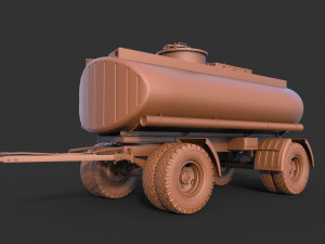 Fuel Trailer 3D Model