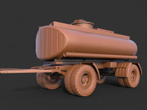 Fuel Trailer 3D Model