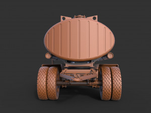 Fuel Trailer 3D Model