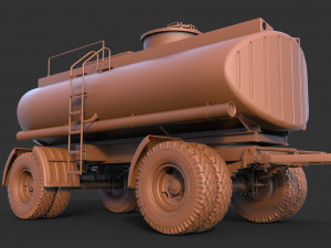 Fuel Trailer 3D Model
