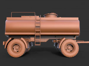 Fuel Trailer 3D Model