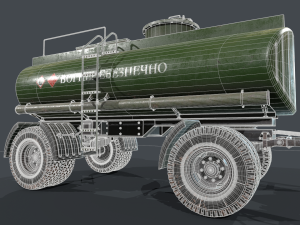 Fuel Trailer 3D Model