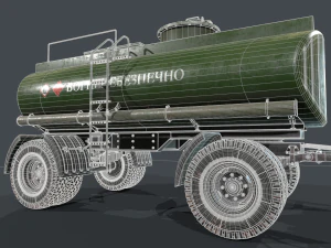 Fuel Trailer 3D Model