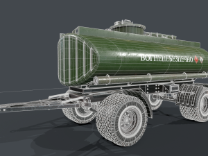 Fuel Trailer 3D Model