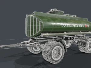 Fuel Trailer 3D Model