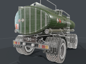 Fuel Trailer 3D Model