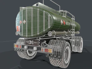 Fuel Trailer 3D Model