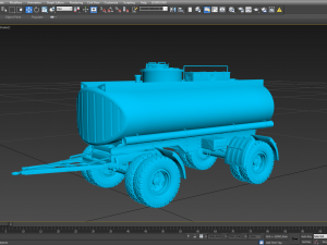 Fuel Trailer 3D Model