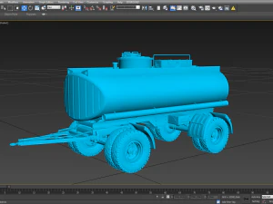 Fuel Trailer 3D Model