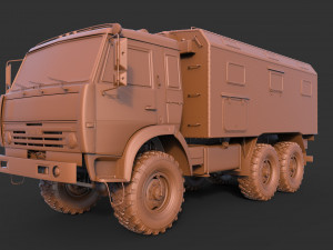 Kamaz Kung 3D Model