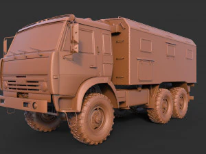 Kamaz Kung 3D Model