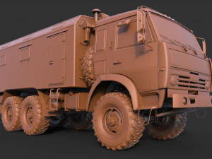 Kamaz Kung 3D Model