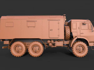 Kamaz Kung 3D Model