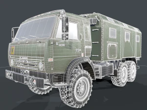 Kamaz Kung 3D Model