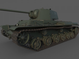 KV 1 1940 3D Model
