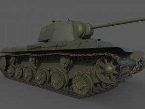 KV 1 1940 Modelo 3D