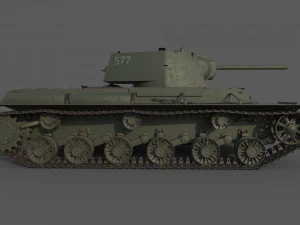 KV 1 1940 3D Model