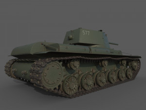 KV 1 1940 Modelo 3D