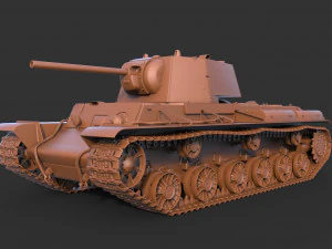 KV 1 1940 3D Model