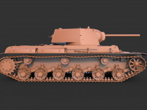 KV 1 1940 Modelo 3D