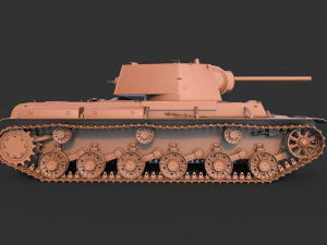 KV 1 1940 3D Model