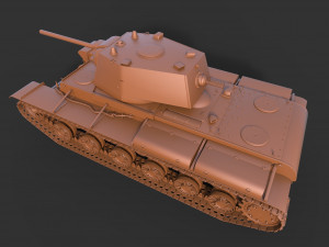 KV 1 1940 Modelo 3D