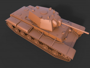 KV 1 1940 Modelo 3D