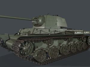 KV 1 1940 Modelo 3D