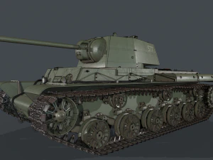 KV 1 1940 3D Model