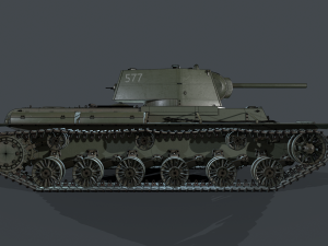 KV 1 1940 Modelo 3D