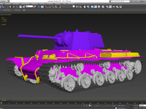 KV 1 1940 Modelo 3D