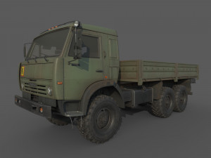 Kamaz 5350 Cargo Modèle 3D