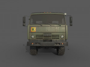 Kamaz 5350 Cargo 3D 모델