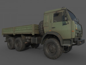 Kamaz 5350 Cargo 3D 모델