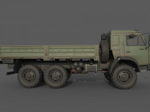 Kamaz 5350 Cargo 3D 모델