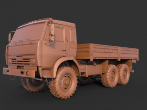 Kamaz 5350 Cargo 3D 모델