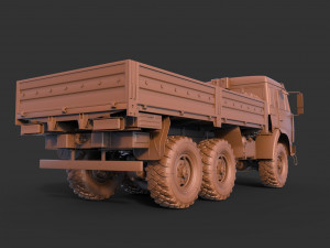 Kamaz 5350 Cargo 3D 모델