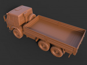 Kamaz 5350 Cargo 3D 모델