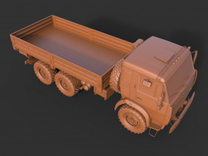 Kamaz 5350 Cargo 3D 모델