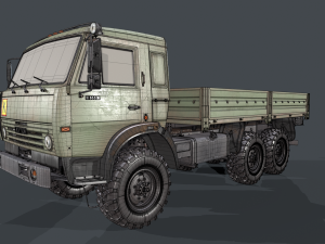 Kamaz 5350 Cargo 3D 모델