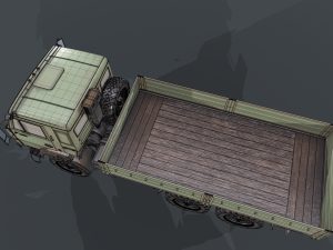 Kamaz 5350 Cargo 3D 모델