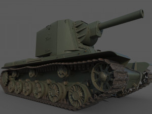 KV 2 model 1939 3D Модель