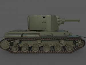 KV 2 model 1939 3D Модель