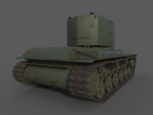 KV 2 model 1939 3D Модель