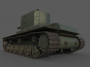 KV 2 model 1939 3D Модель
