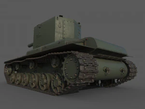 KV 2 model 1939 3D Model